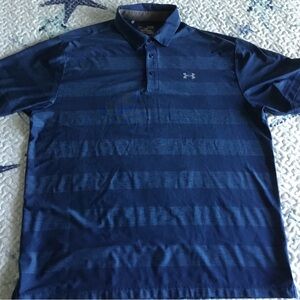 Under Armour Men's Blue Polo Golf Shirt XL